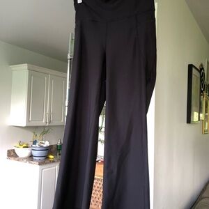 Old Navy Black High-Rise Wide-Leg Women's Flood